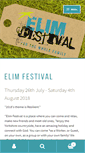 Mobile Screenshot of elimfestival.org